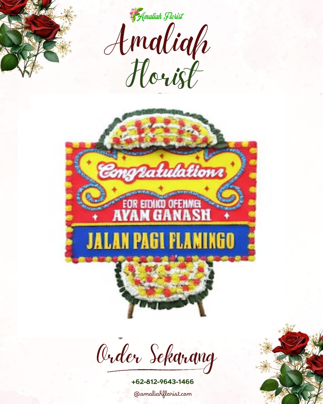 Sewa Papan Bunga Karangan